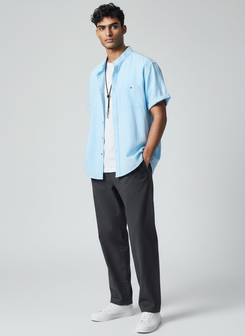 Ellmont London | Men’s Cotton Summer Shirt Comfortable Fit