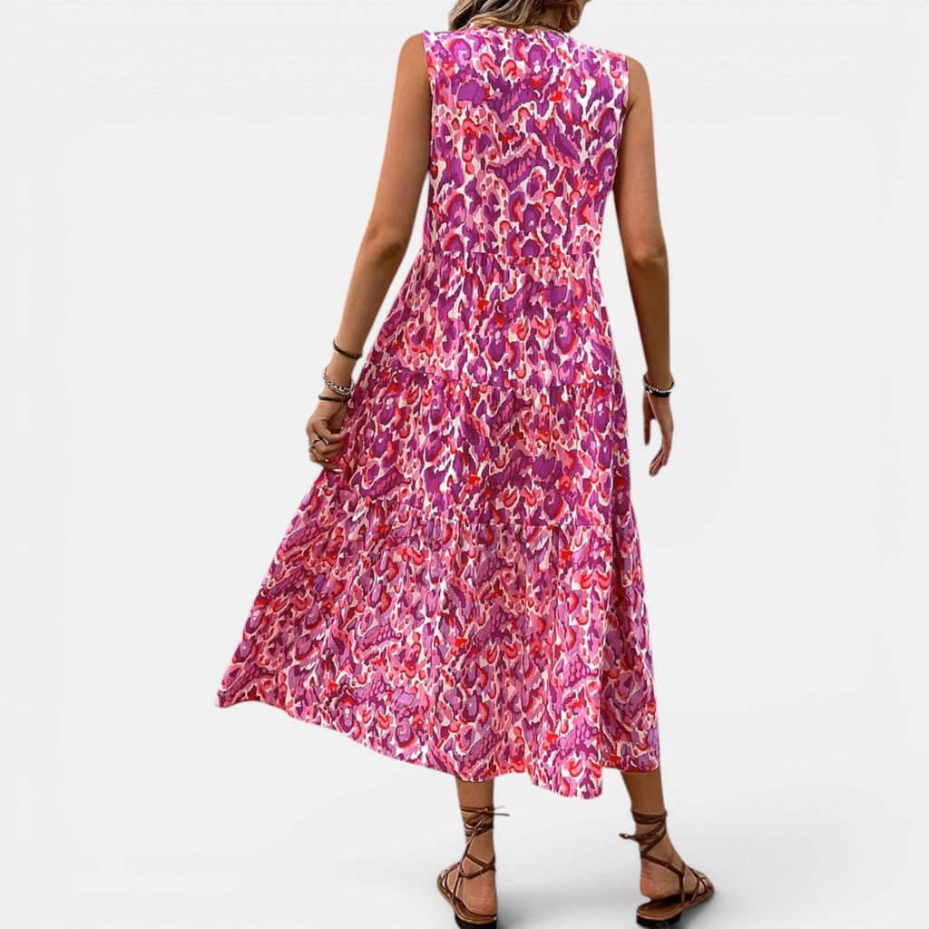 Ellmont London | Women's Lightweight Sleeveless Boho Dress for Summer