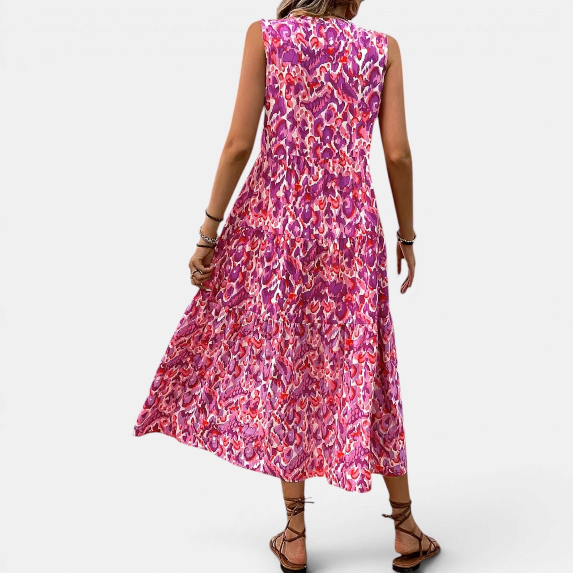 Ellmont London | Women's Lightweight Sleeveless Boho Dress for Summer