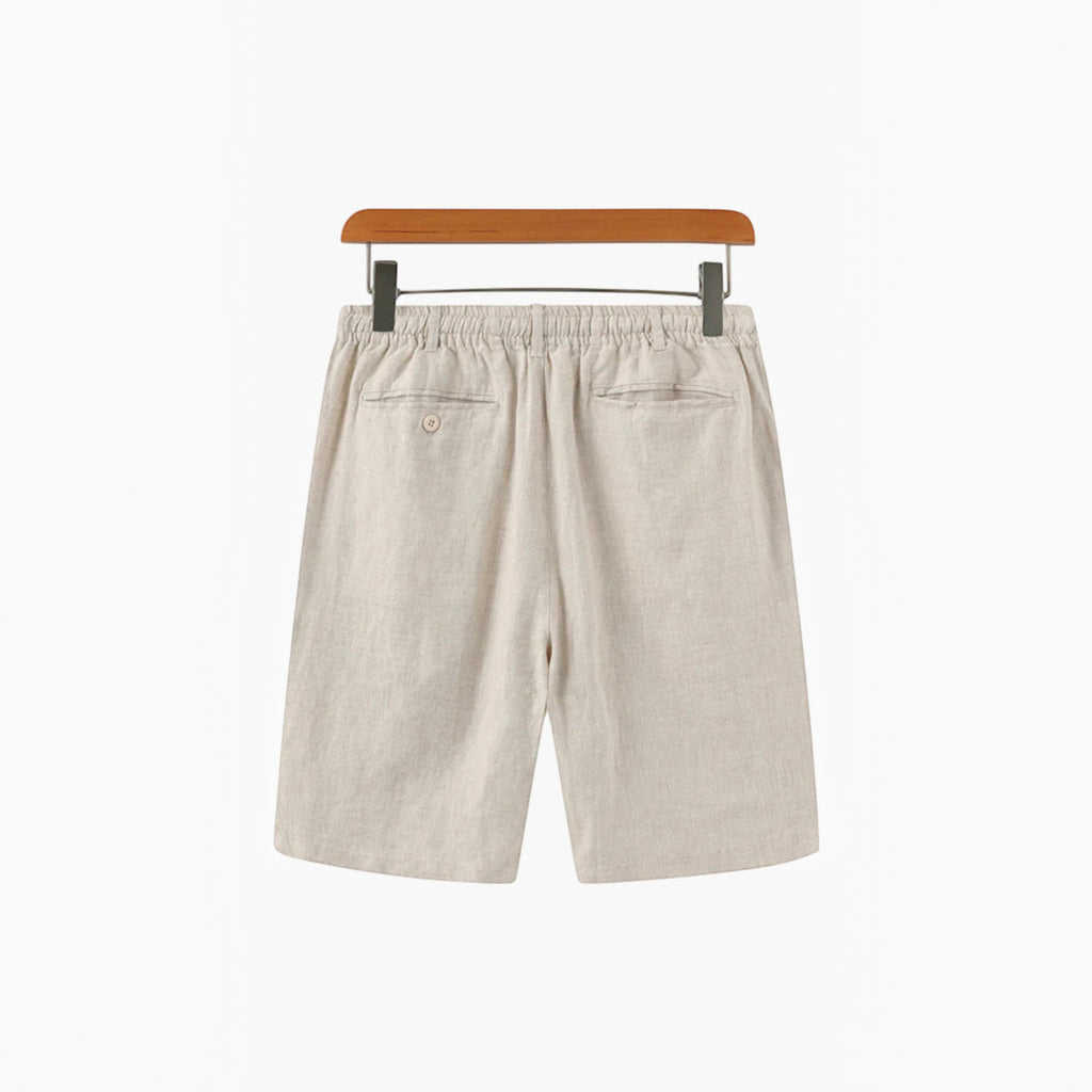 Ellmont London | Men's Relaxed Fit Linen Beach Shorts