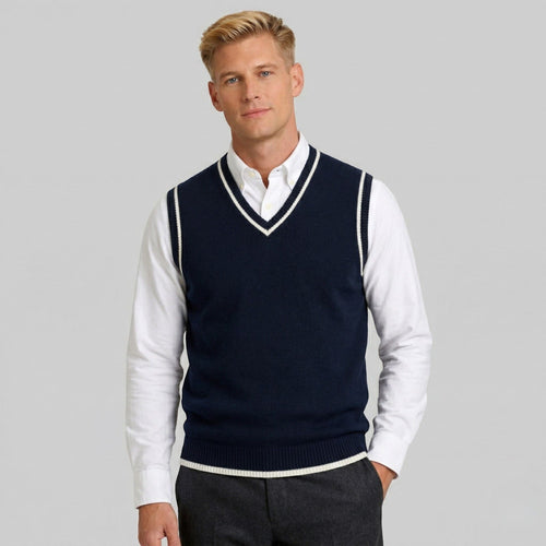 Ellmont London | Knit Jumper Men's Cable Knit Business Casual Sweater