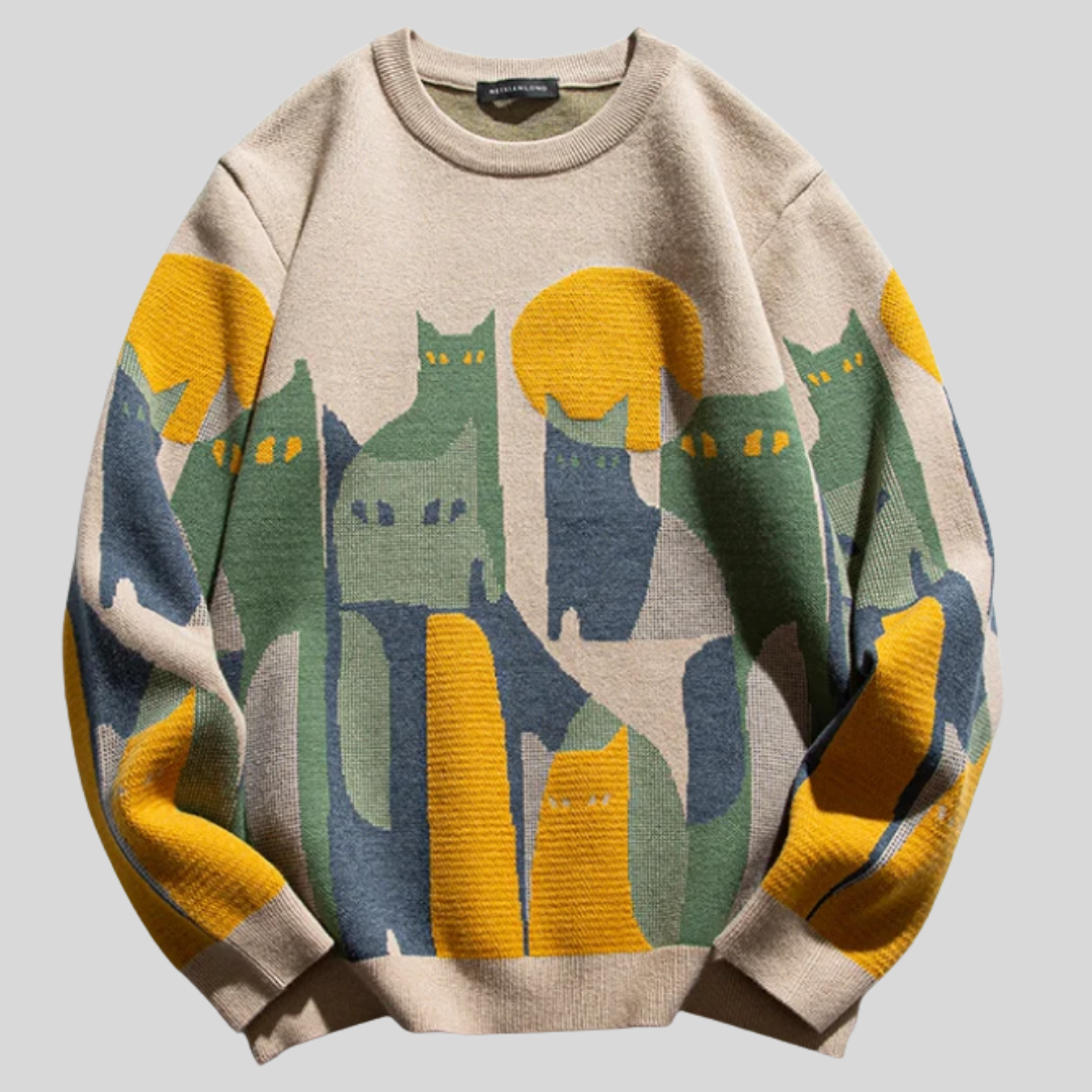 Ruby | Unisex Cat Sweater