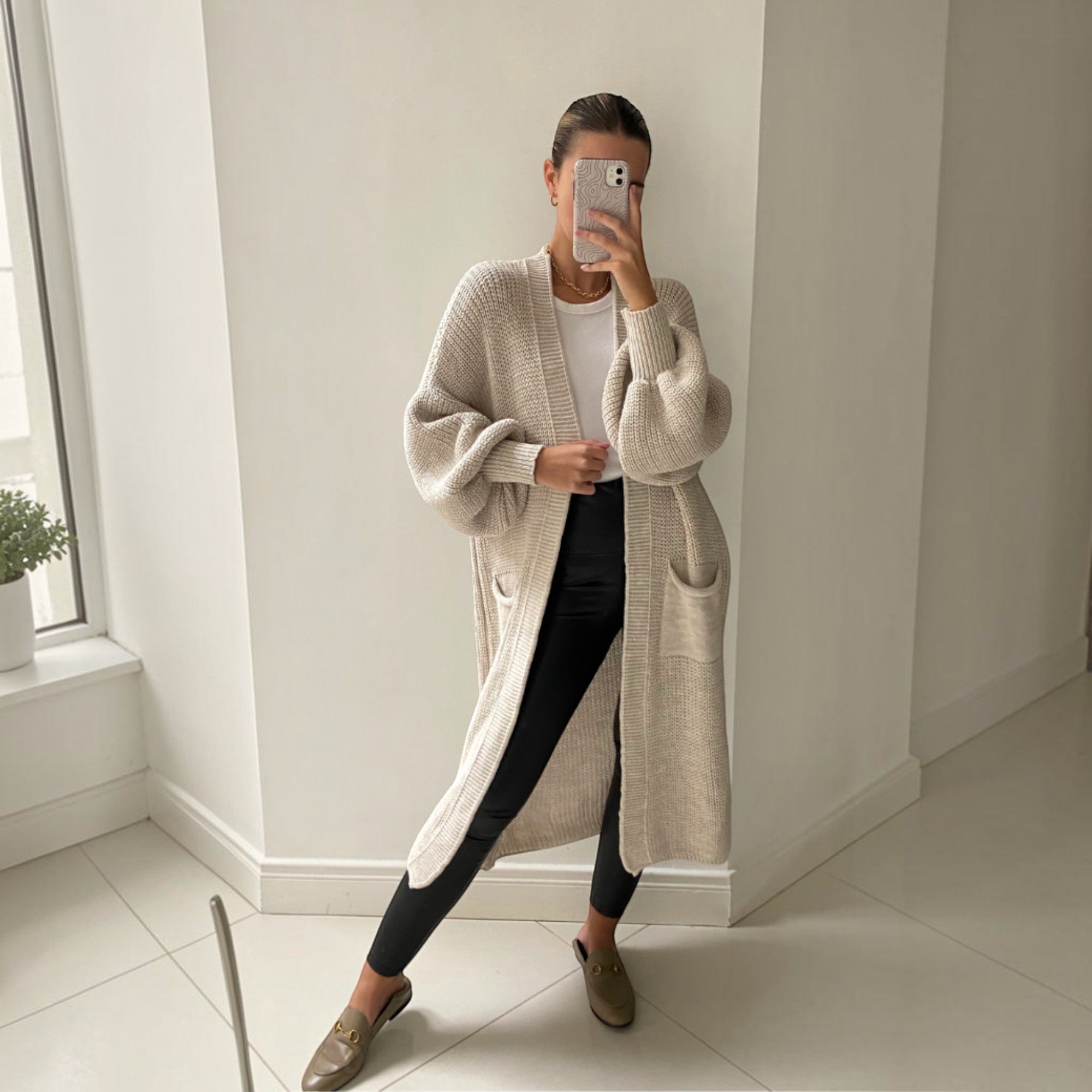 Ellmont London | Women's Soft Longline Cardigan for Everyday Wear