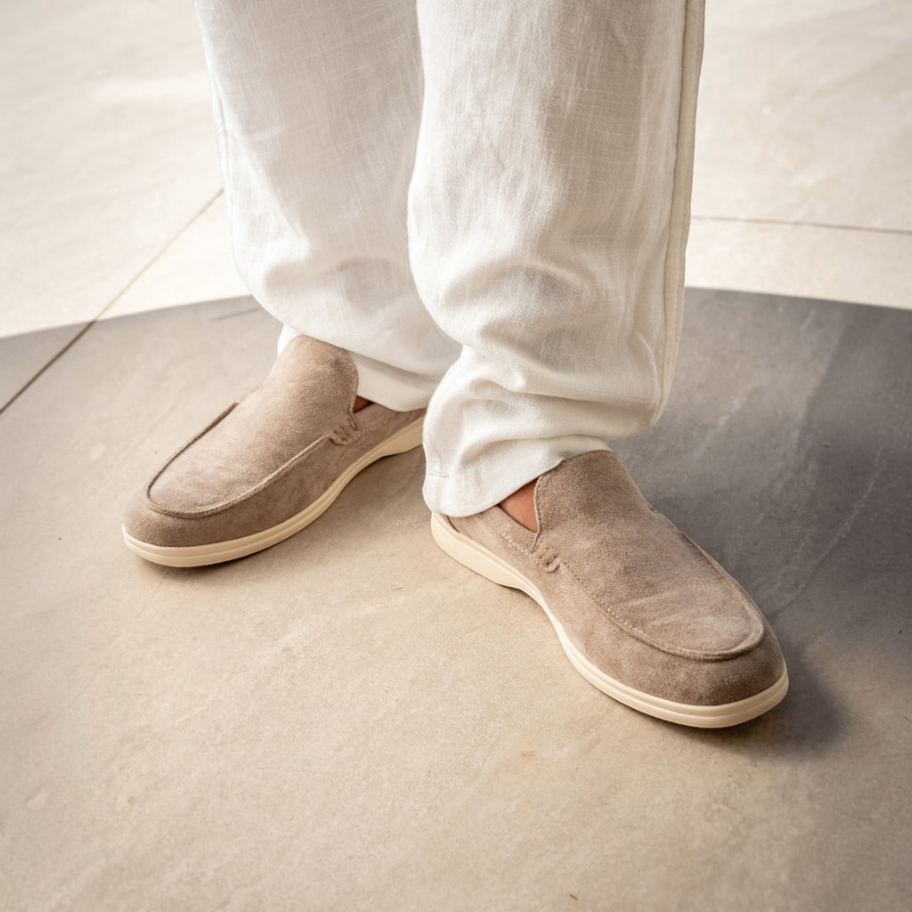 Ellmont London | Men's Classic Suede Loafers Supportive Insole
