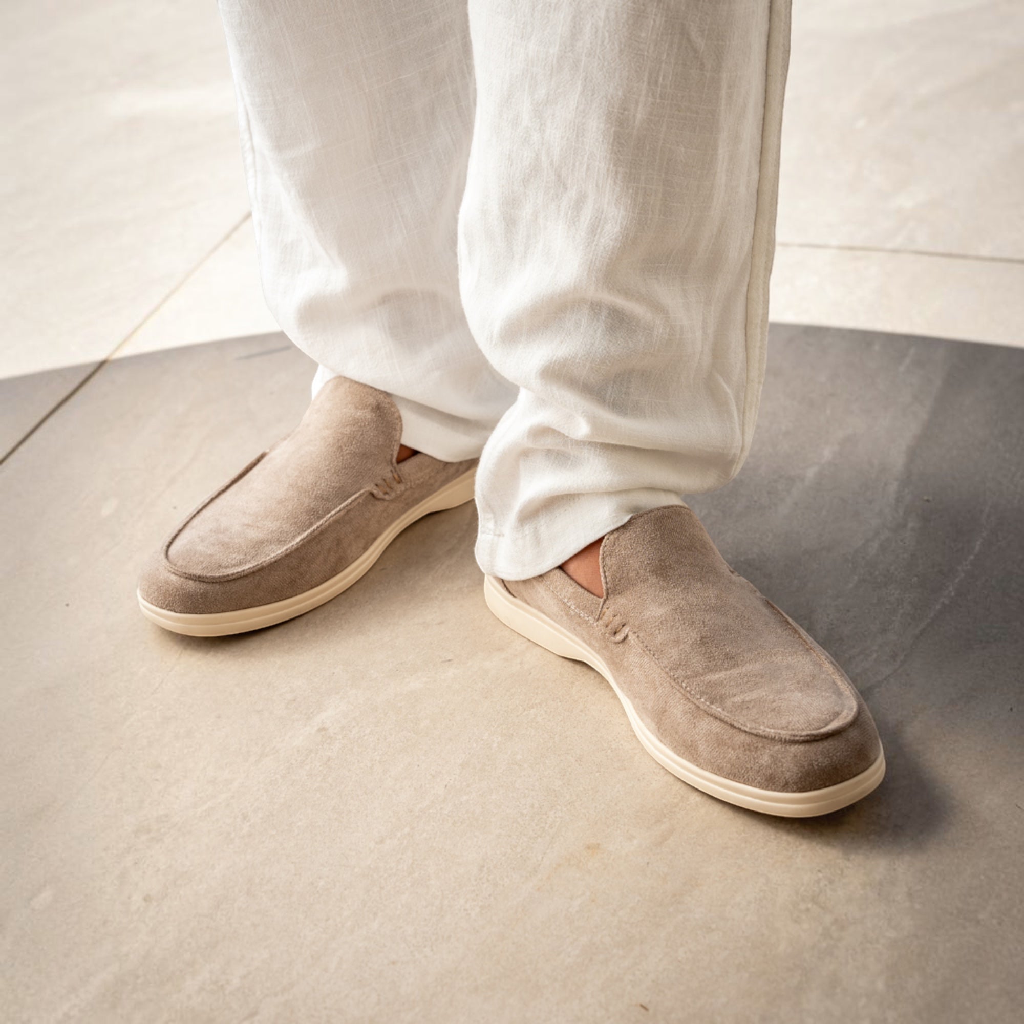 Ellmont London | Men's Classic Suede Loafers Supportive Insole