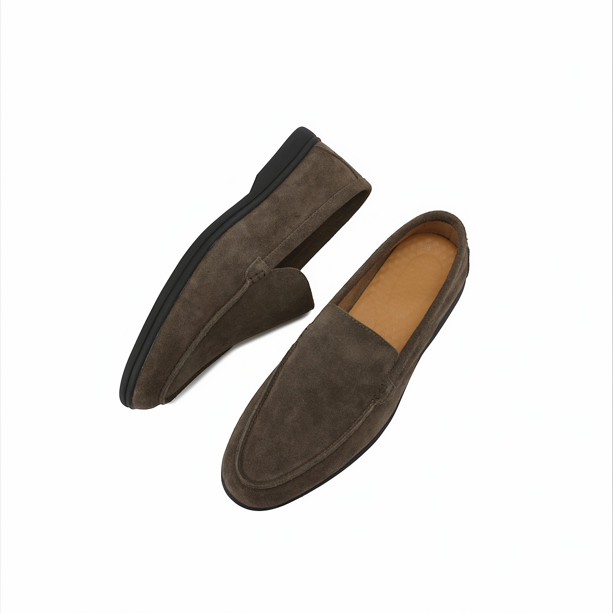 Ellmont London | Men's Suede Slip-On Loafers with Cushioned Insole
