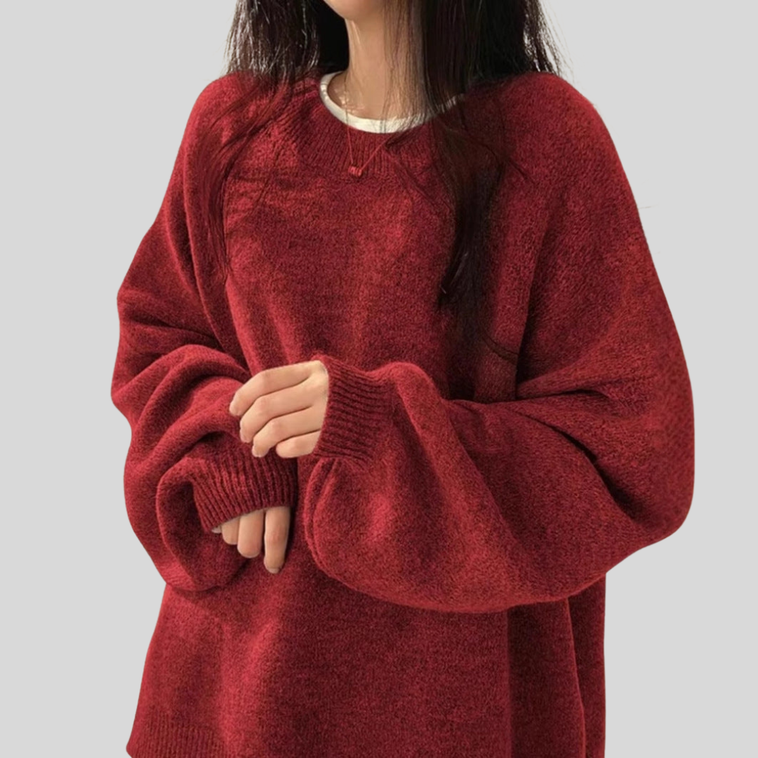 Wren | Casual Long Sleeve Round Neck Sweater