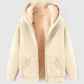 Marcus | Men's Zip-Up Fleece Lined Hoodie – Casual Winter Jacket