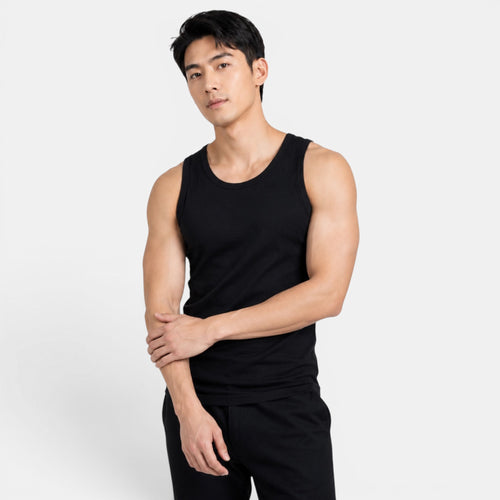 Ellmont London | Men's Breathable Undershirt Plus Size Tank Top 3 Pack