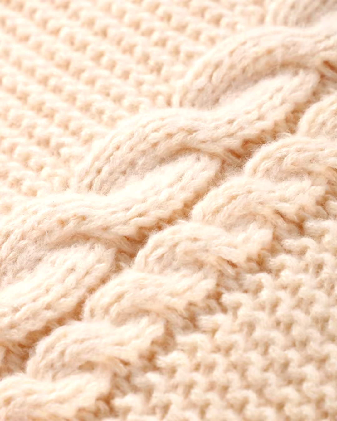 Adele | Evangeline Chunky Knit Sweater — Oversized Cozy Fit