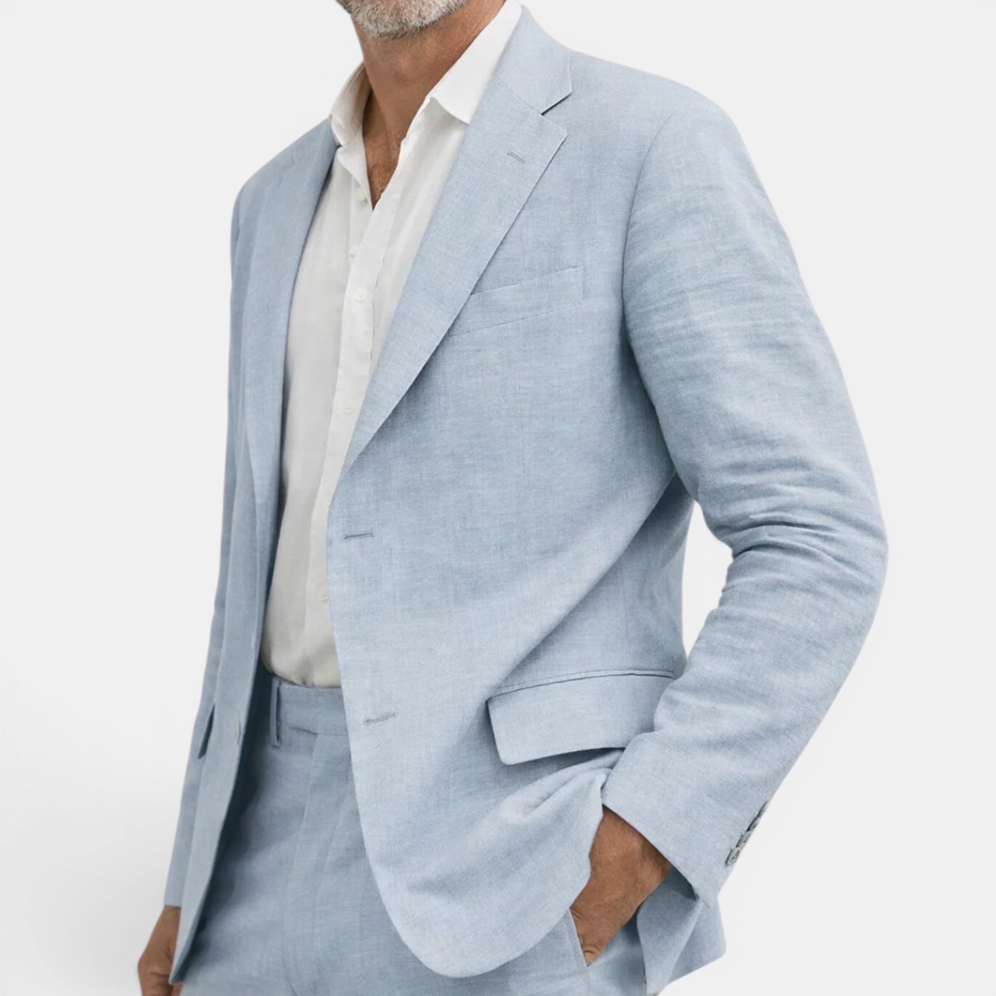 Ellmont London | Men's Tailored Linen Suit Blazer And Pants Set