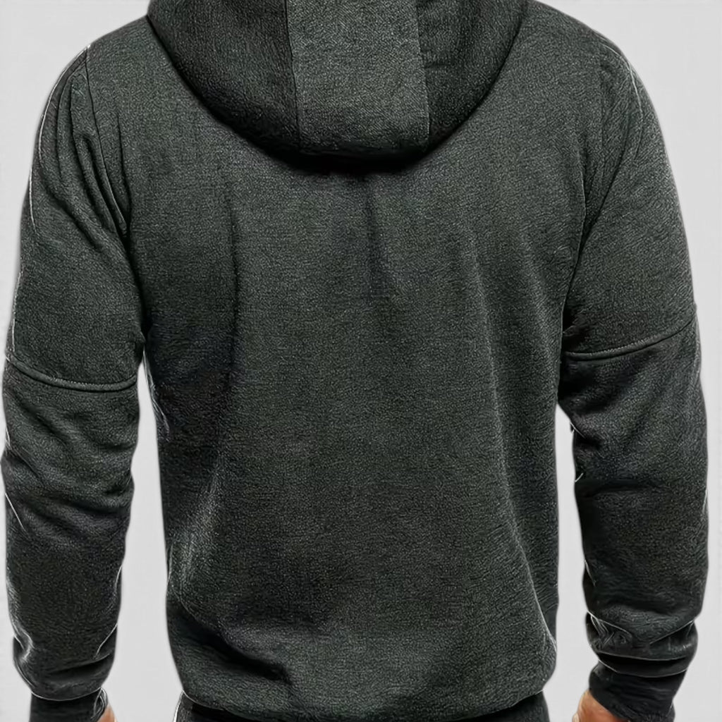 Noah | Men's Waterproof Hooded Coat Casual Loose Fit Zip Hoodie