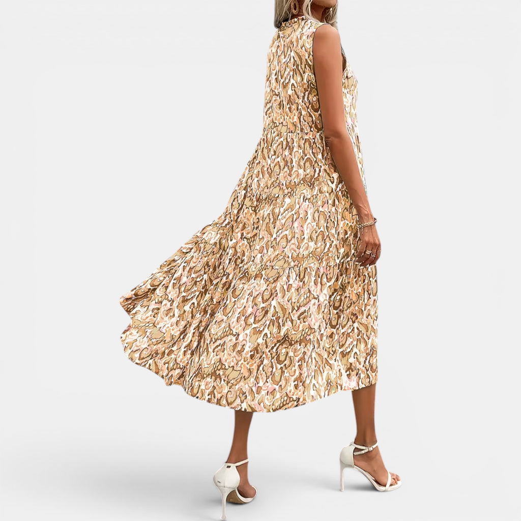 Ellmont London | Women's Lightweight Sleeveless Boho Dress for Summer