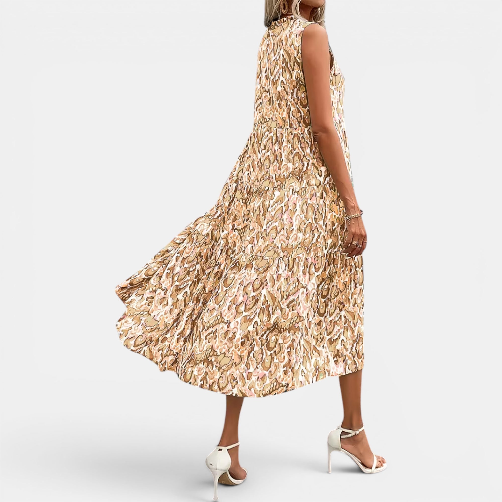 Ellmont London | Women's Lightweight Sleeveless Boho Dress for Summer