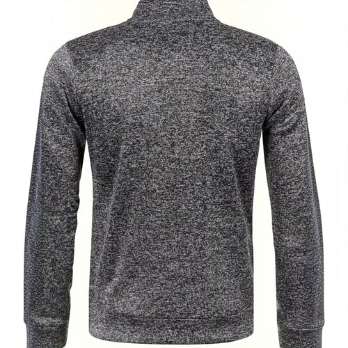 Aaron | Men's Knit Sweater Pullover High Neck Long Sleeve Comfort Fit