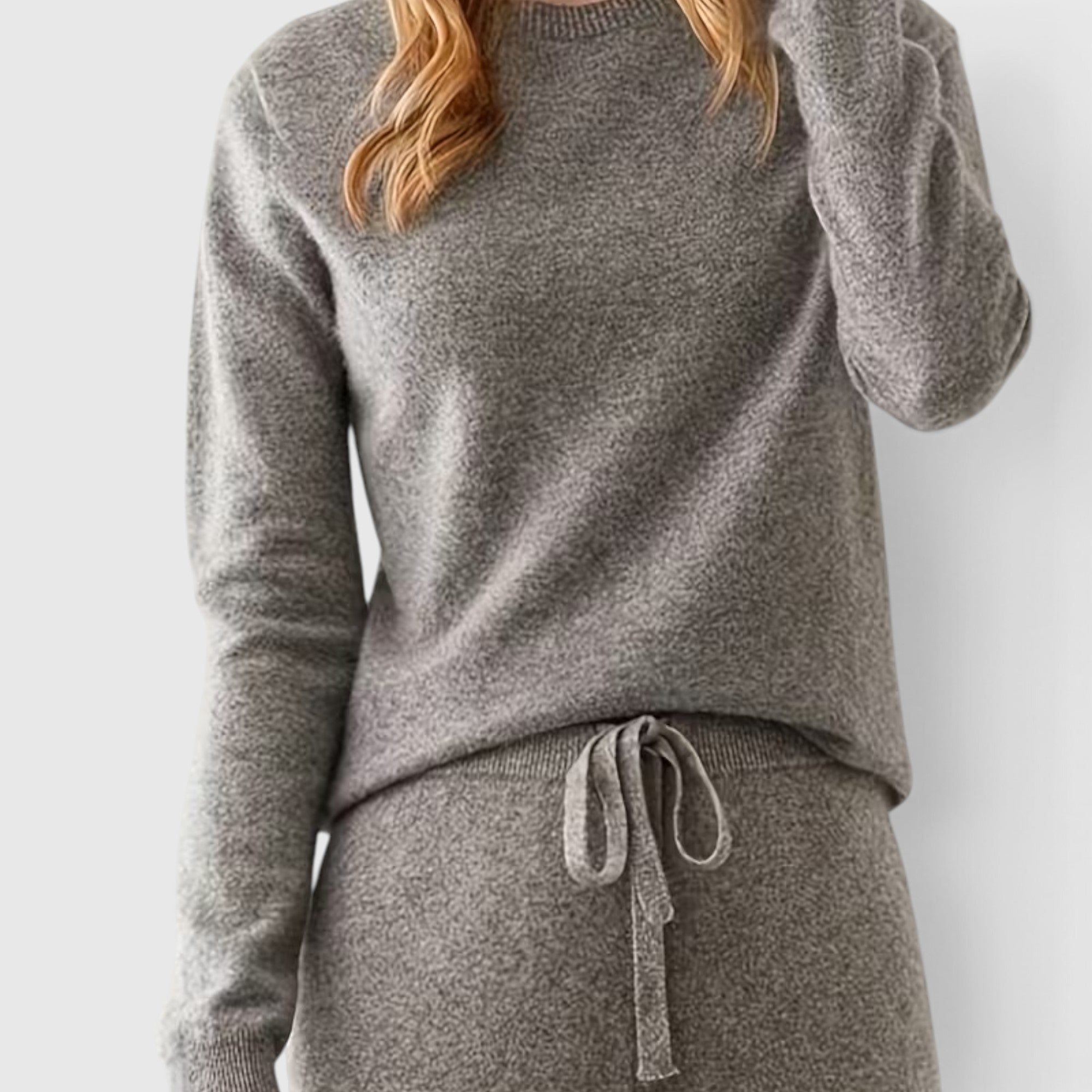 Juno | Women's Crewneck Sweater – Casual Loose Fit Everyday Knit Top