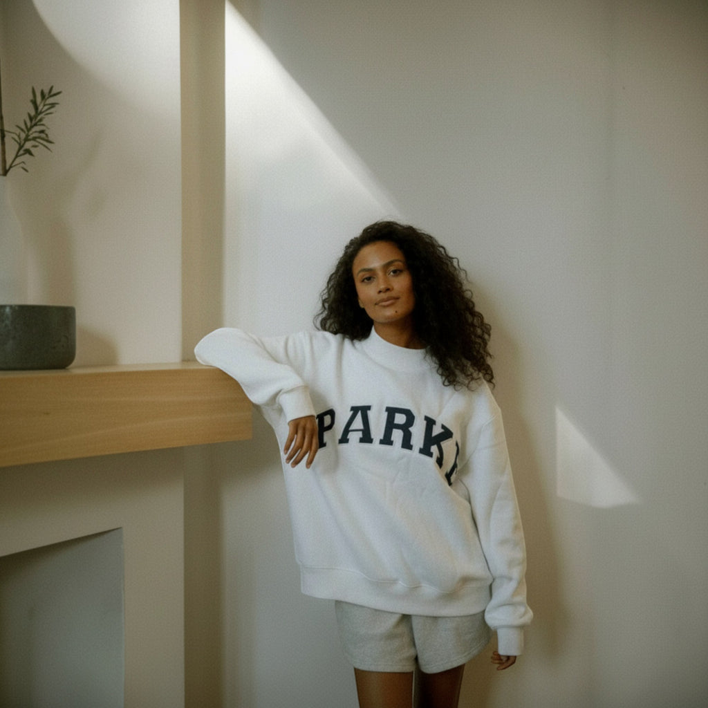 Ellmont London | Women's Varsity Hoodie Soft Fleece Relaxed Fit Everyday Wear