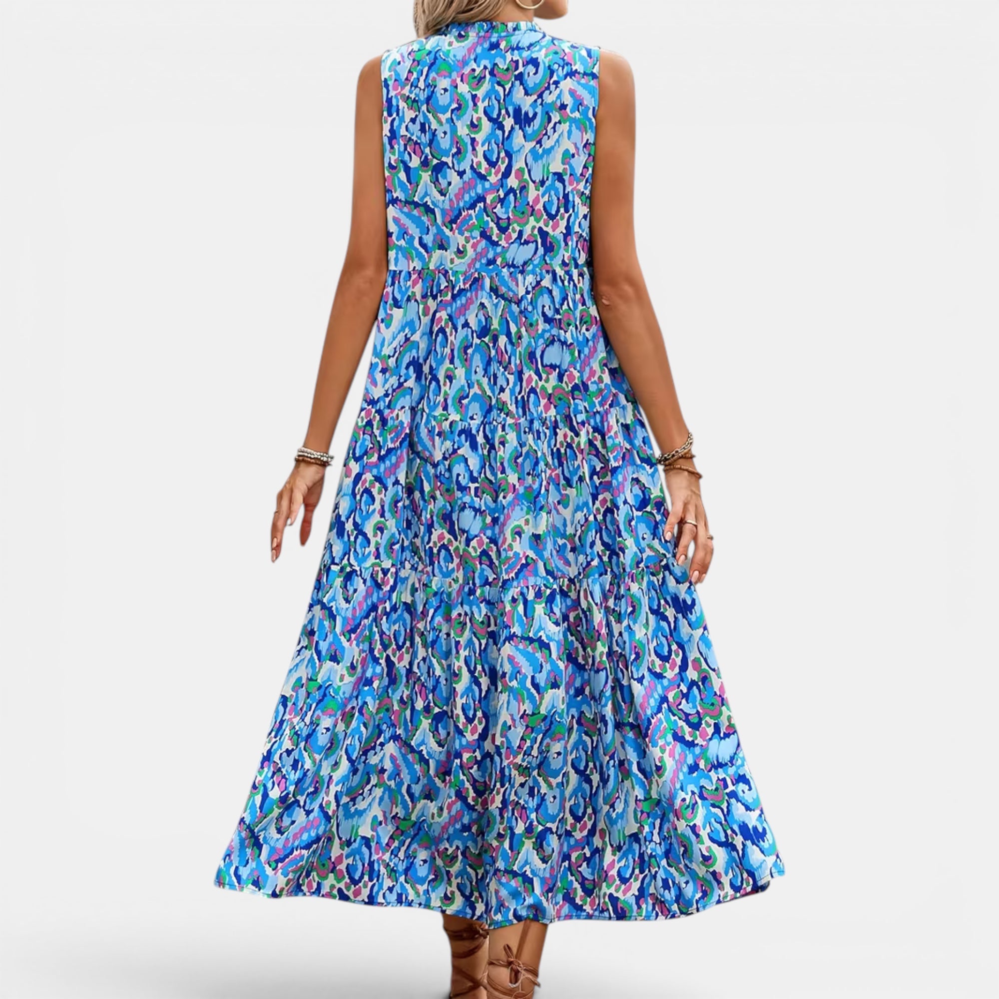 Ellmont London | Women's Lightweight Sleeveless Boho Dress for Summer
