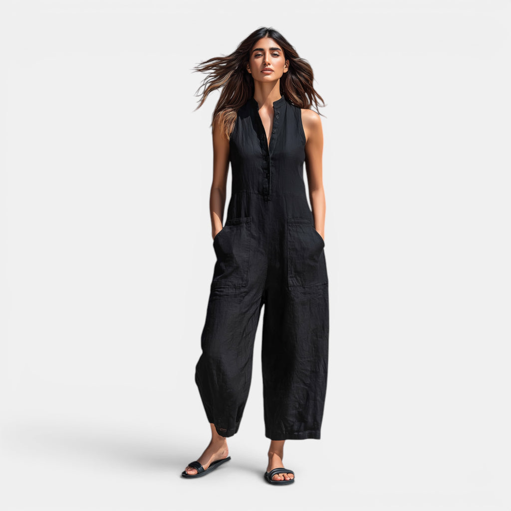 Ellmont London | Women's Lightweight Playsuite Summer Jumpsuit Casual Fit