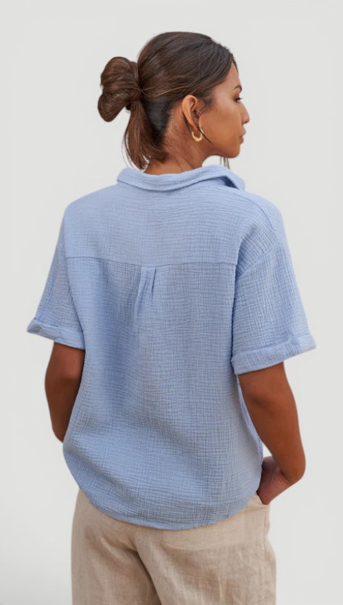 Ellmont London | Women’s Easy Care Cotton Care Cotton Summer Blouse