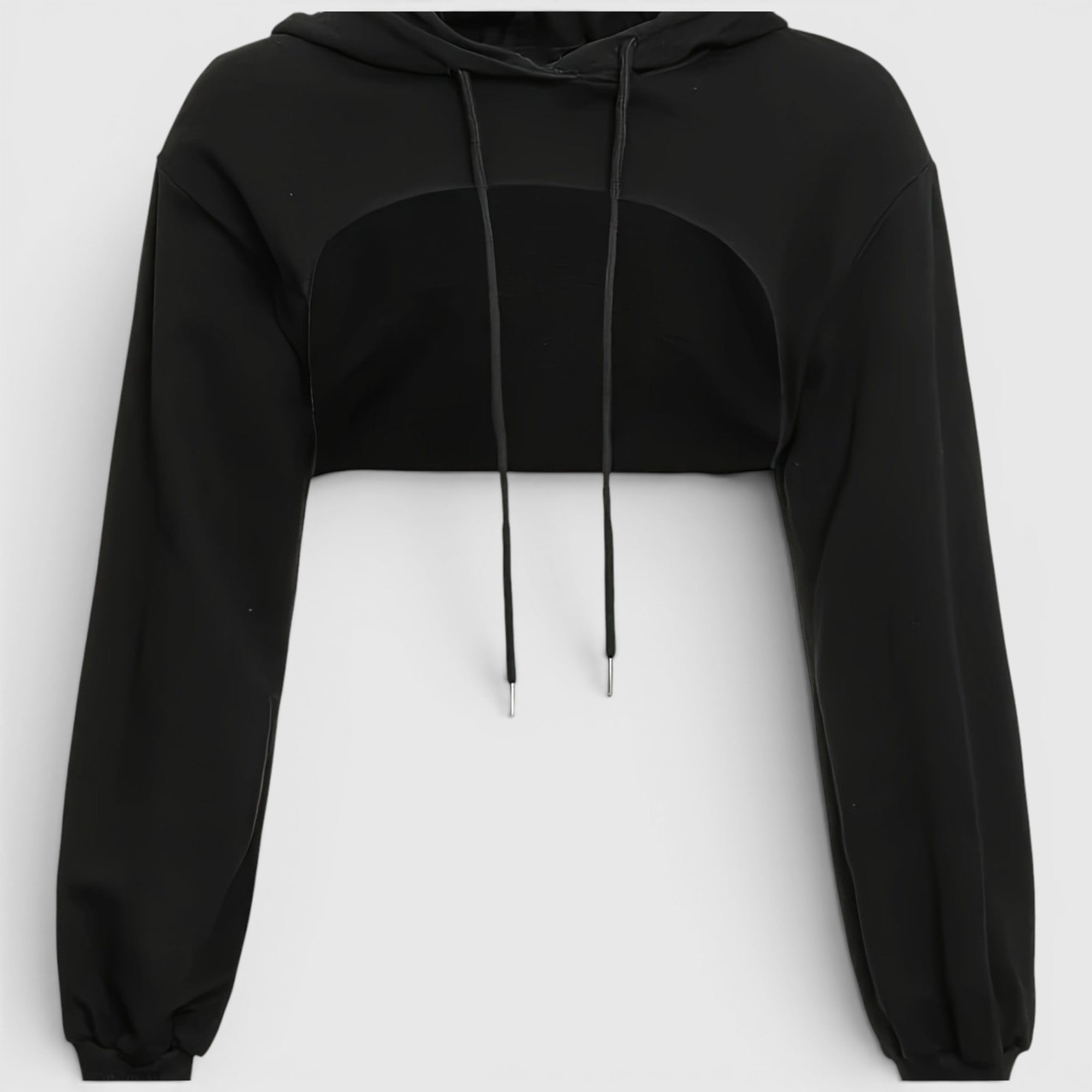 Ellmont London | Short Hooded Sweatshirt – Casual Cropped Pullover for Women