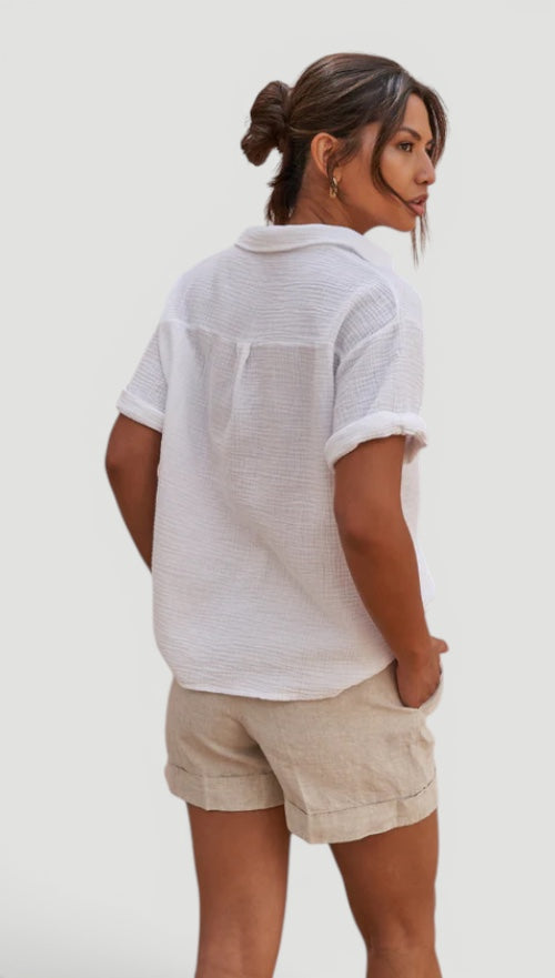 Ellmont London | Women’s Easy Care Cotton Care Cotton Summer Blouse