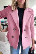 Della | Elegant Knit-Sleeve Blazer