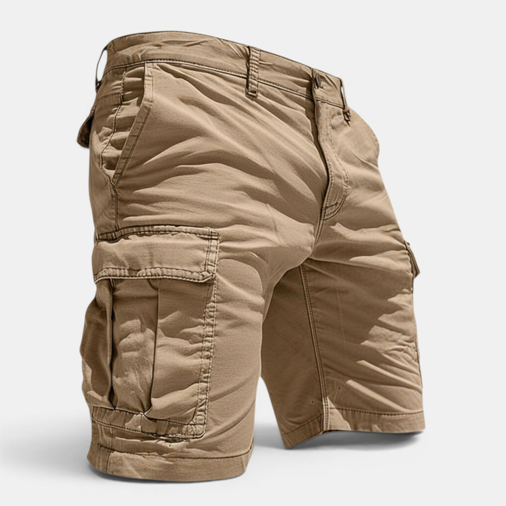 Ellmont London | Men's Lightweight Summer Cargo Multiple Pockets Shorts