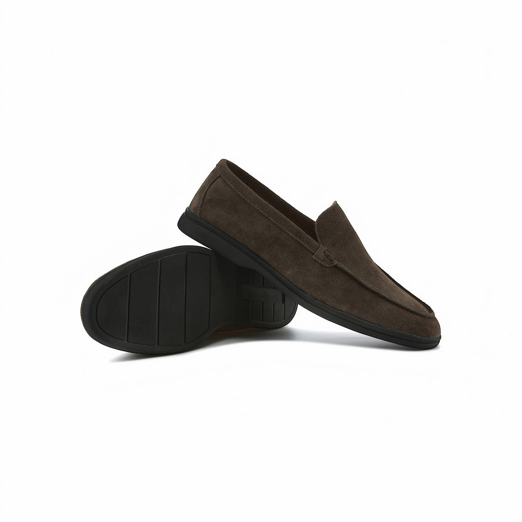 Ellmont London | Men's Suede Slip-On Loafers with Cushioned Insole