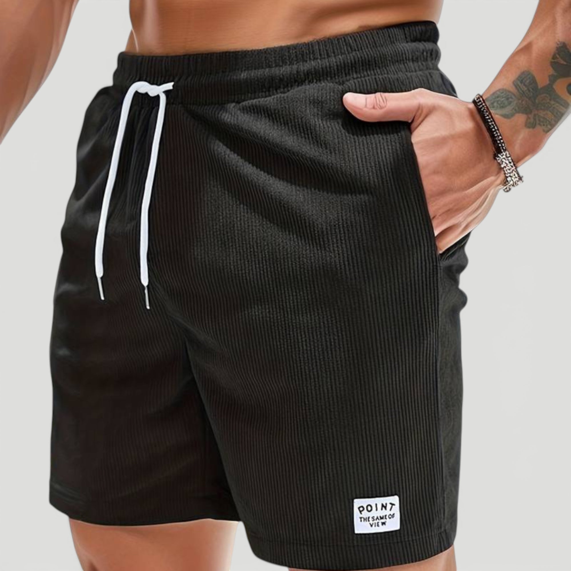 Ellmont London | Men’s Lightweight Summer Corduroy Shorts