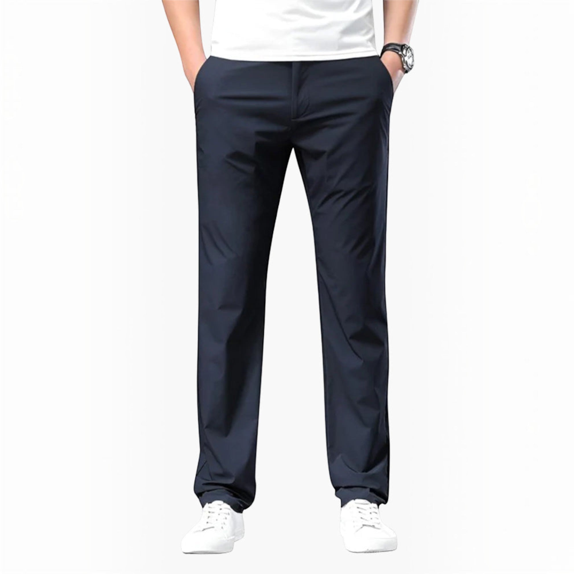Ellmont London | Men's Loose Fit Chino Trousers – Breathable Cotton Blend