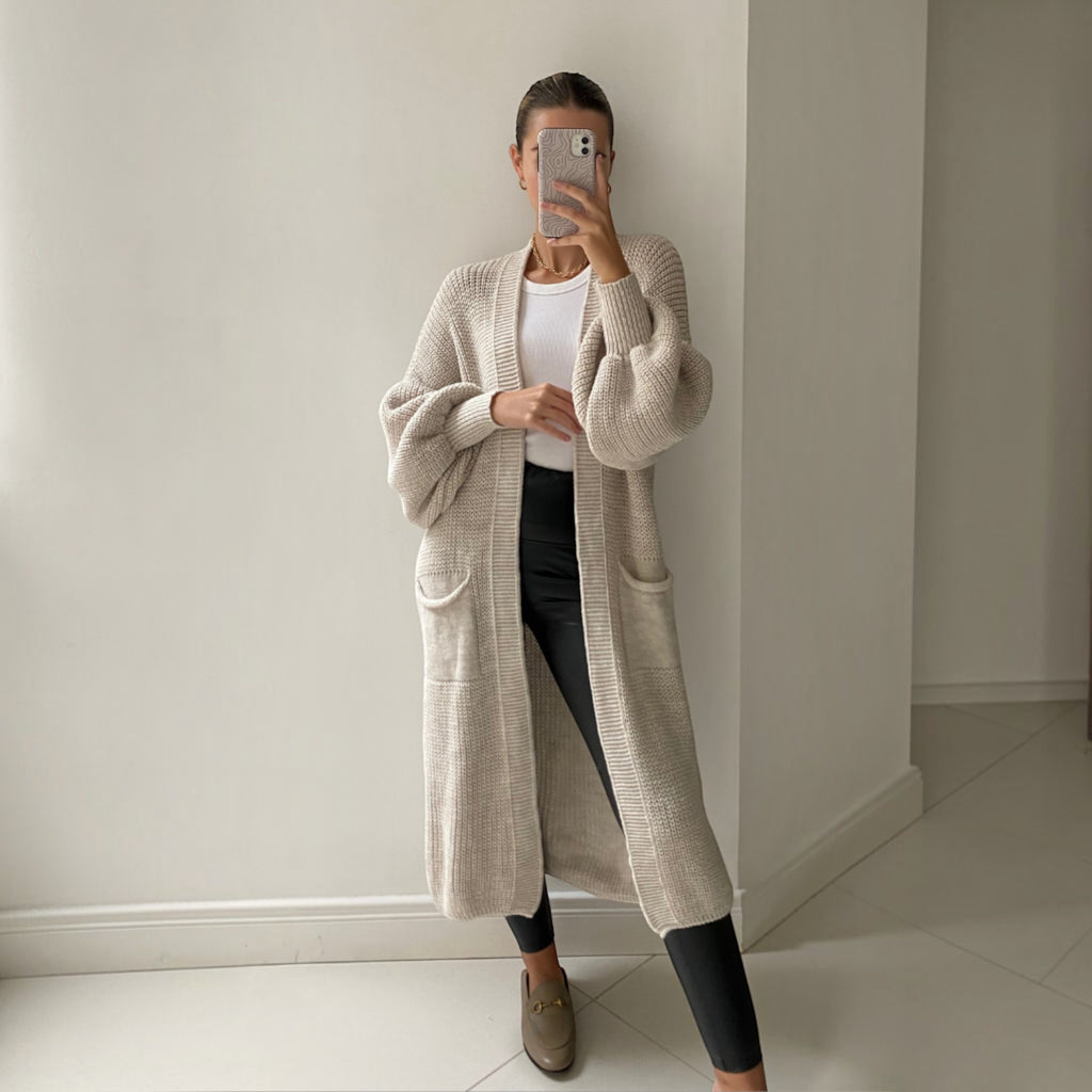 Ellmont London | Women's Soft Longline Cardigan for Everyday Wear