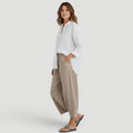 Ellmont London | Women's Linen Wide Leg Pants – Lightweight Summer Trousers