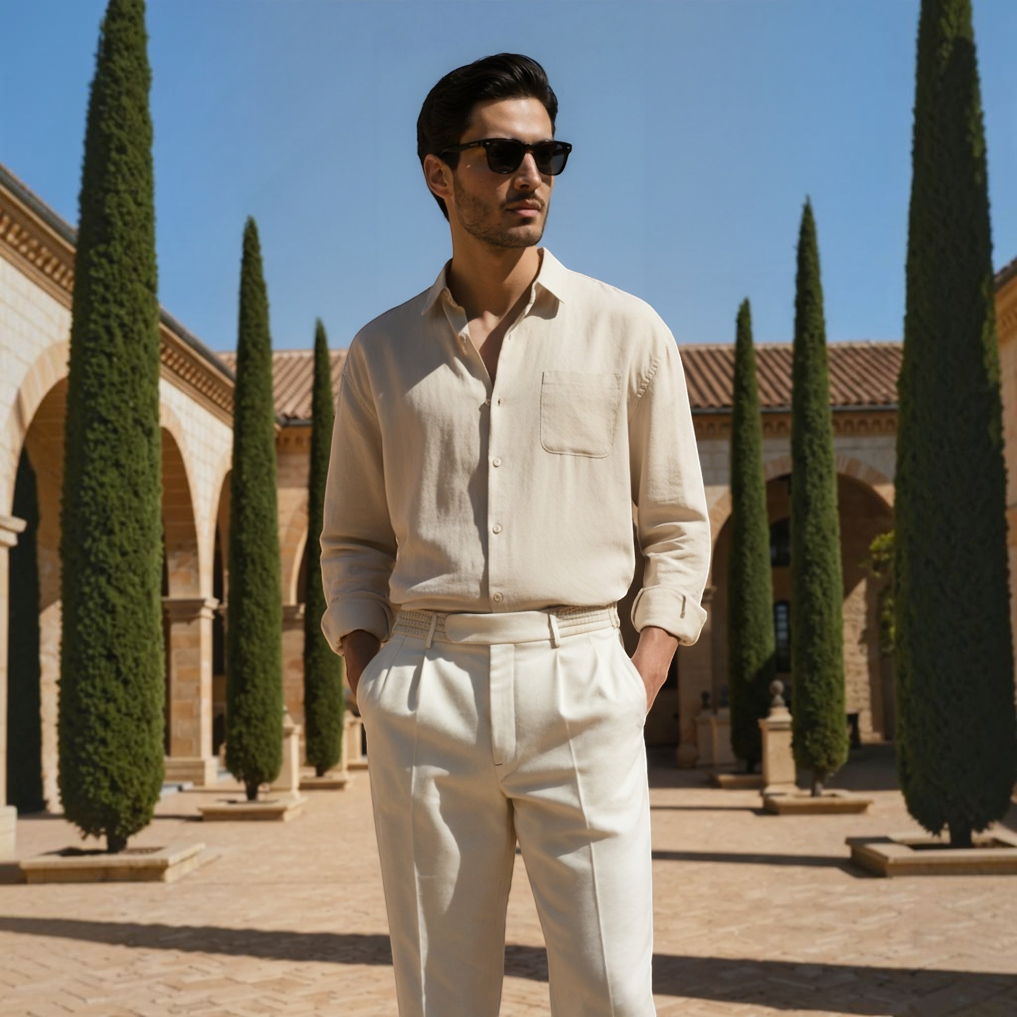 Ellmont London | Men's Breathable Linen Shirt Everyday Comfort