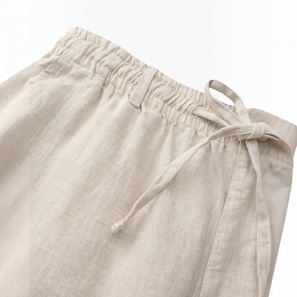 Ellmont London | Men's Relaxed Fit Linen Beach Shorts