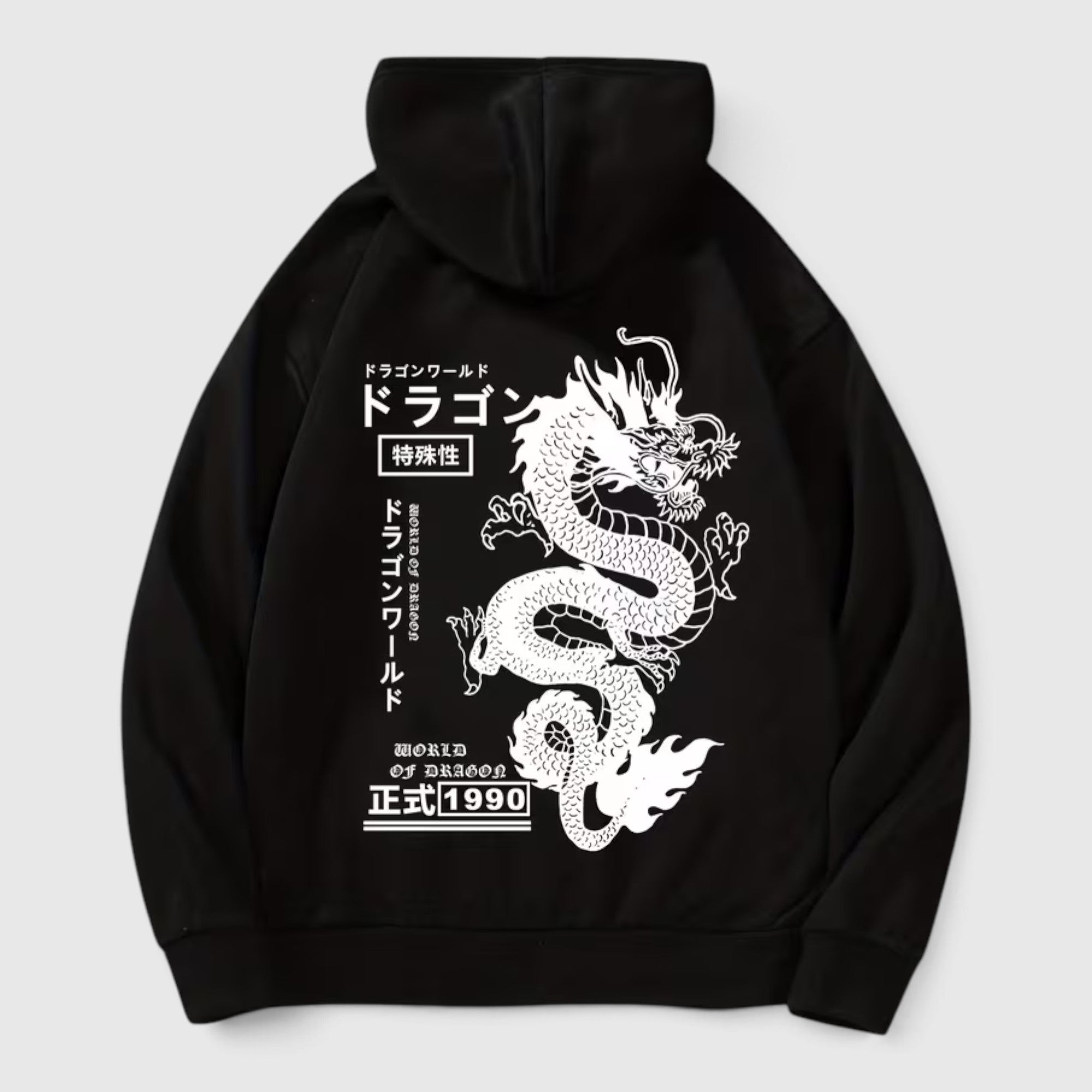 Theo | Men's Dragon Hoodie – Regular Fit Everyday Pullover