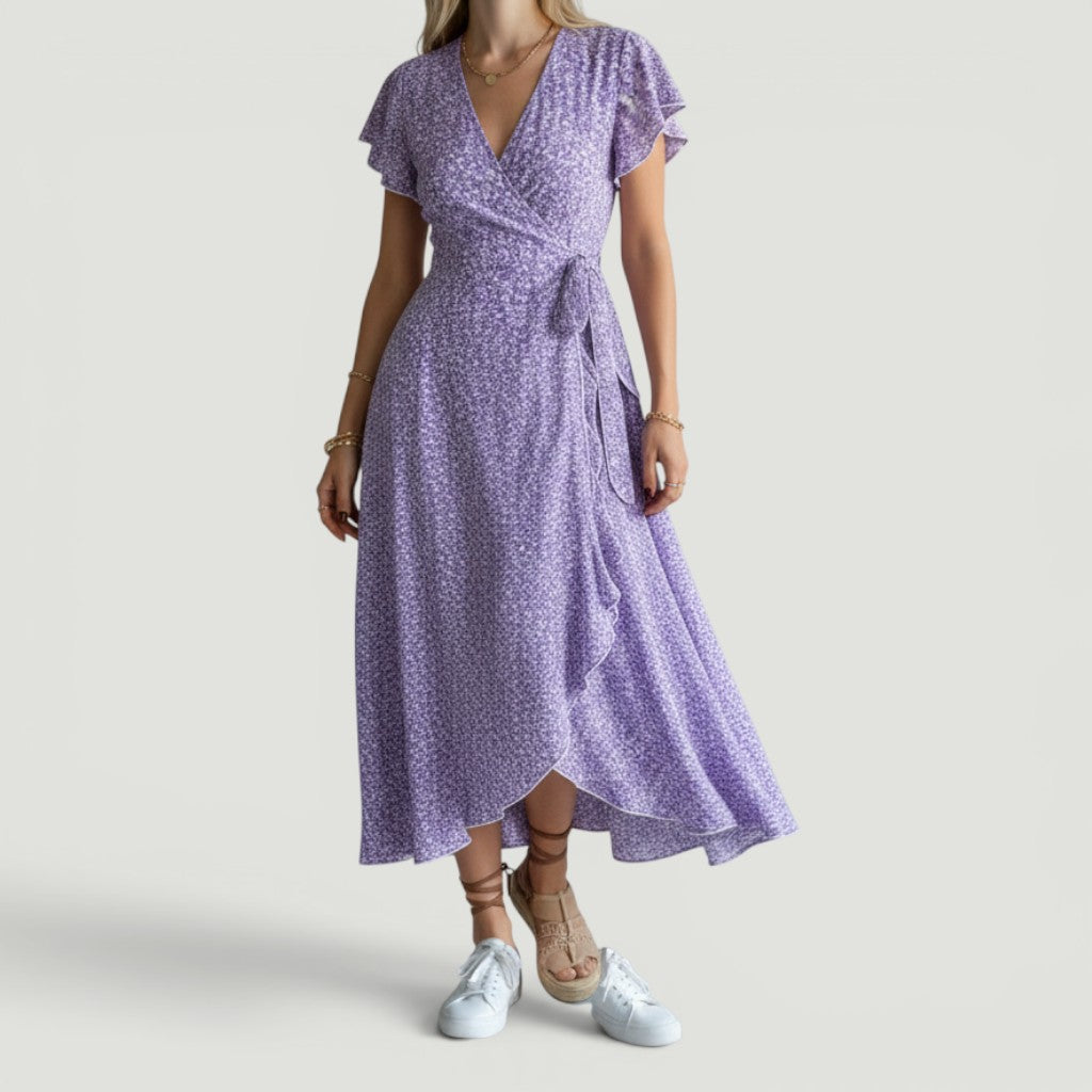 Ellmont London | Women’s Elegant Summer Dress Short Sleeve