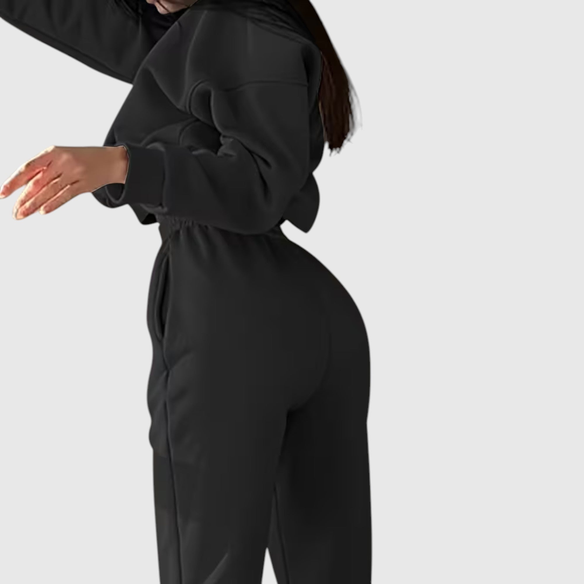 Hazel | Women's Loose Fit Embroidered Tracksuit Two-Piece Lounge Set