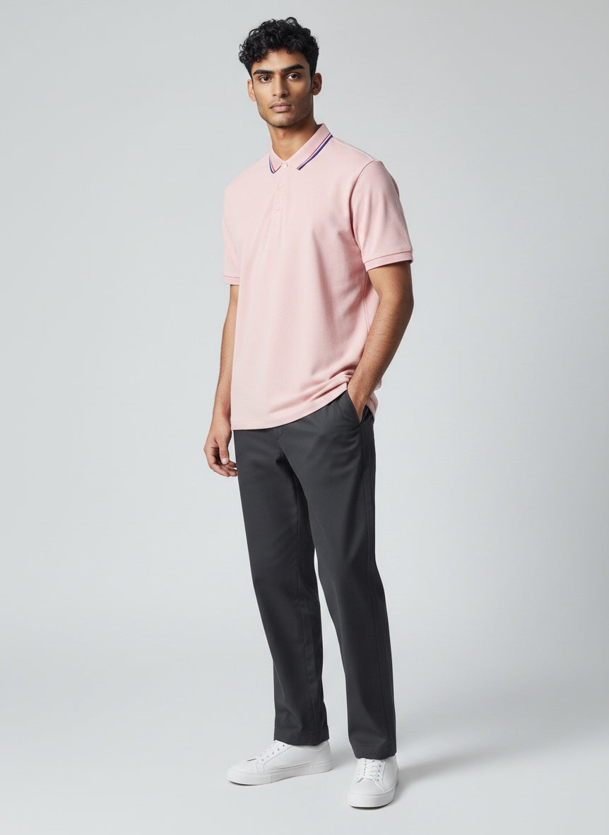 Ellmont London | Men’s Luxury Polo Shirt Lightweight Stretch Fit
