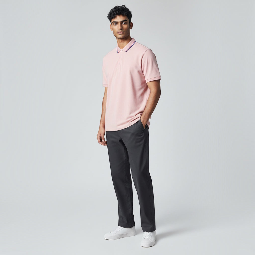 Ellmont London | Men’s Luxury Polo Shirt Lightweight Stretch Fit