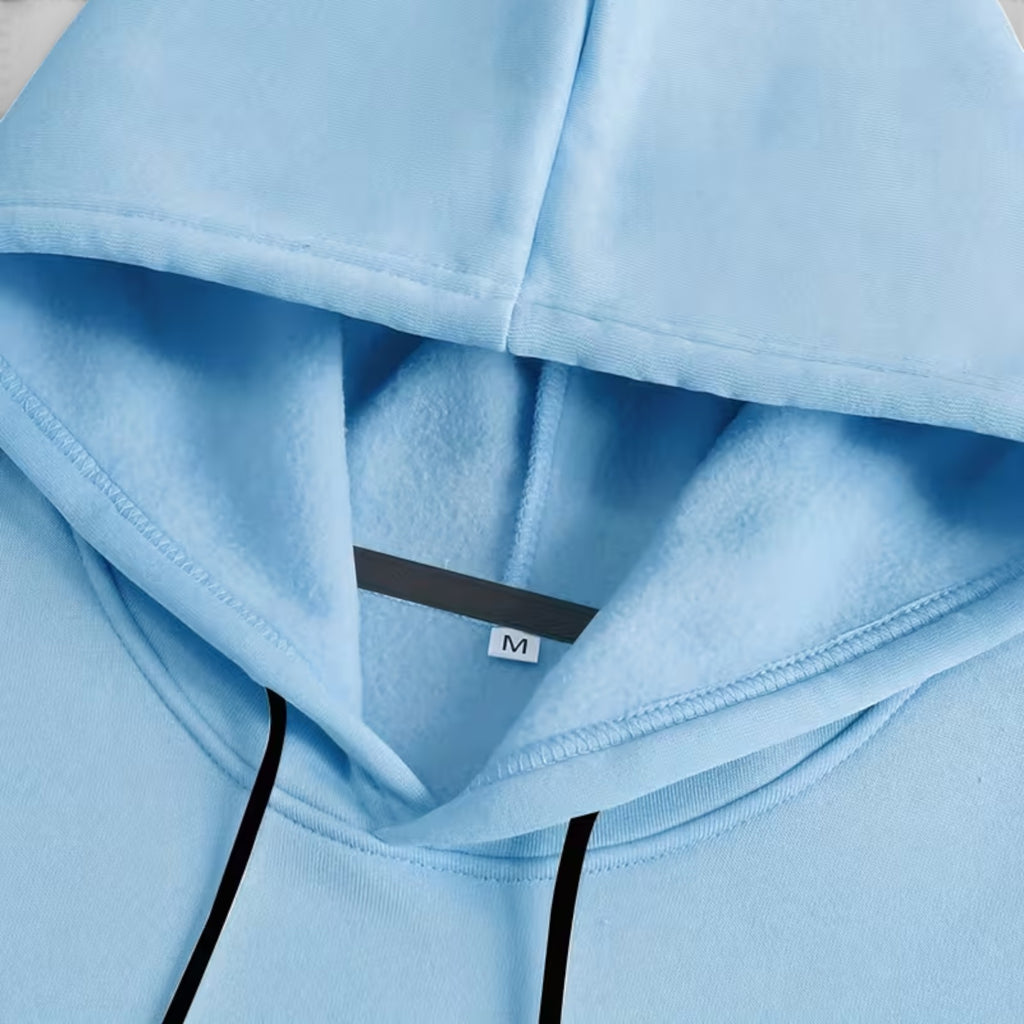 James | Men's Fleece Loose Hoodie – Warm Galaxy Print Pullover