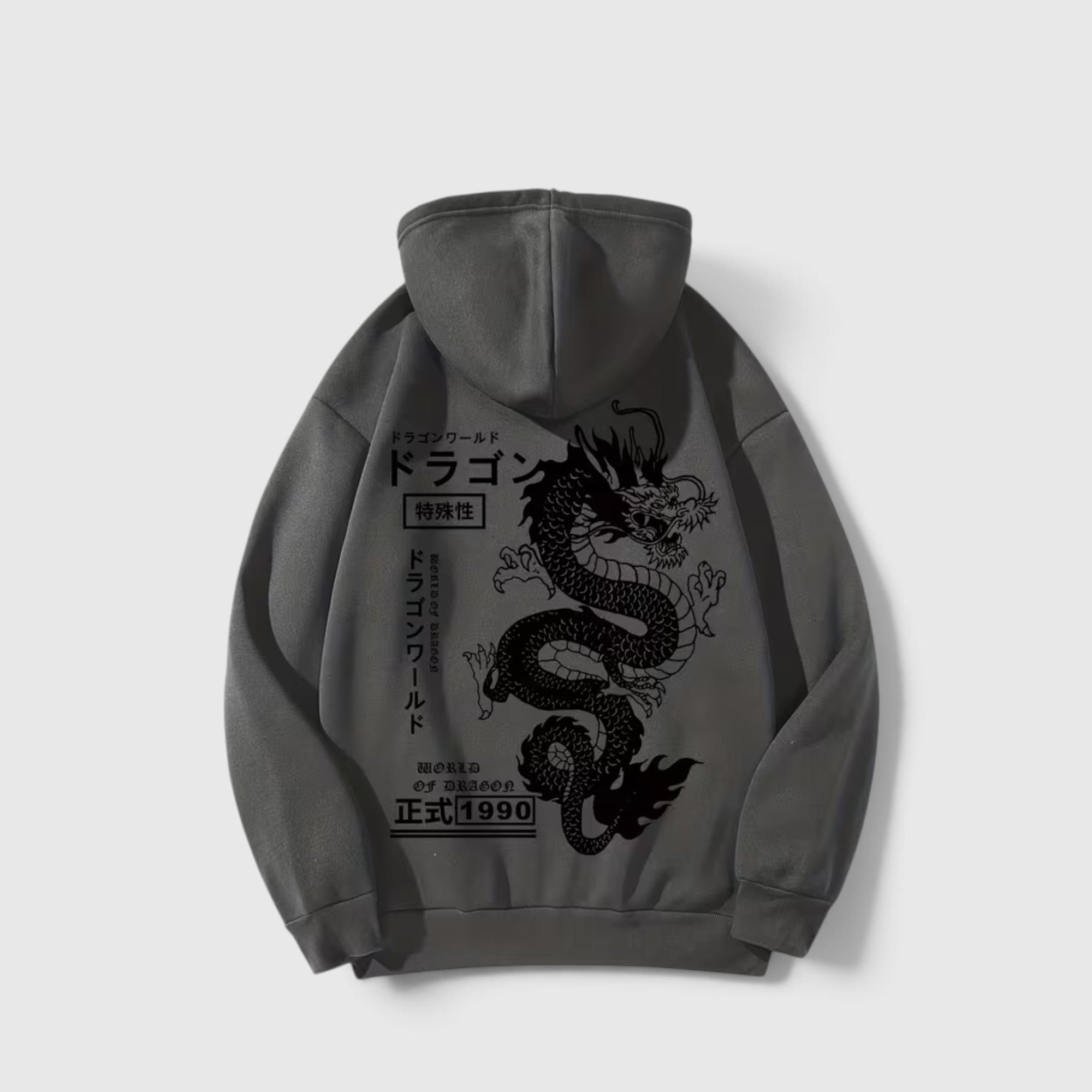 Theo | Men's Dragon Hoodie – Regular Fit Everyday Pullover