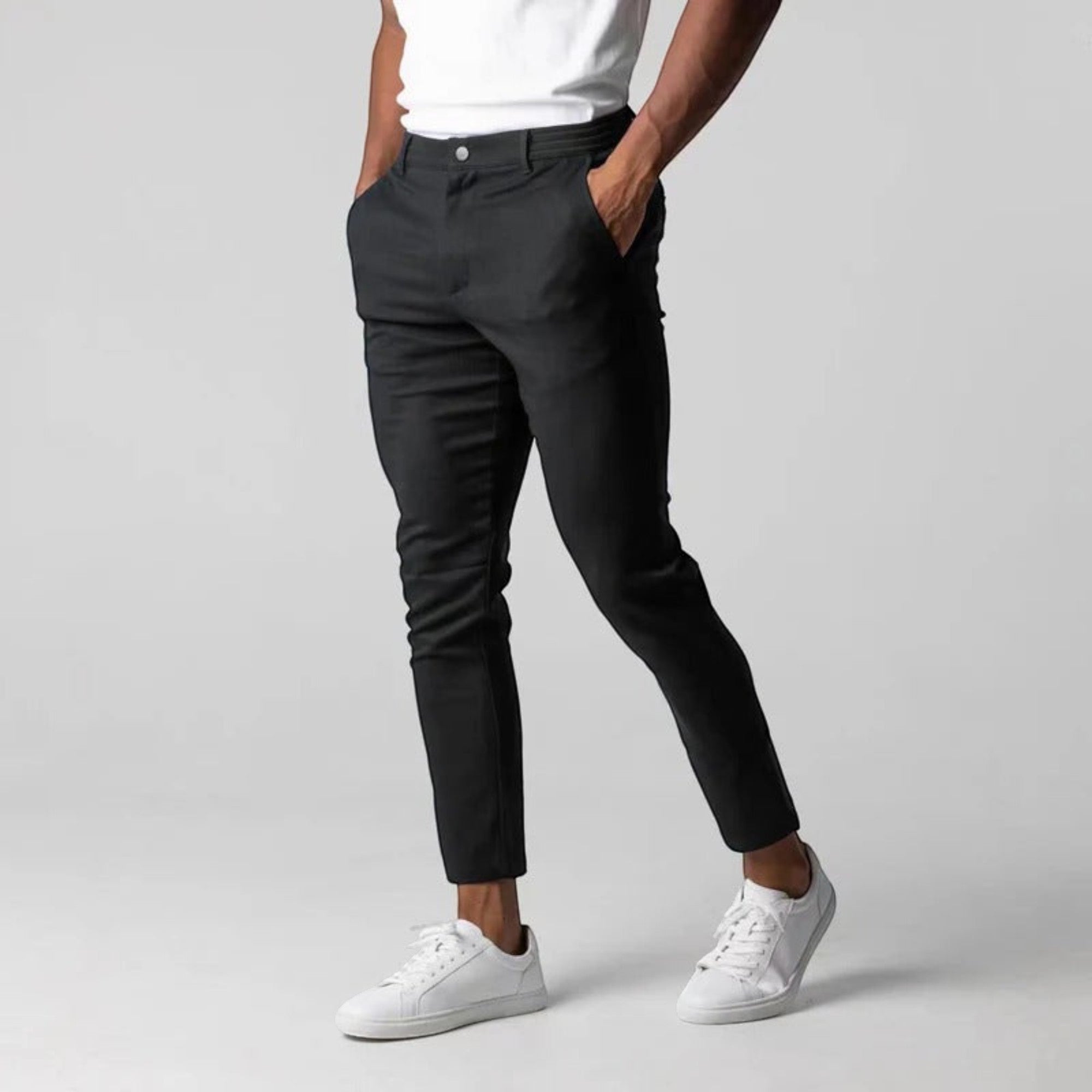 Miles | Chinos Pants Men's Comfortable Tailored Fit Business Casual Pants