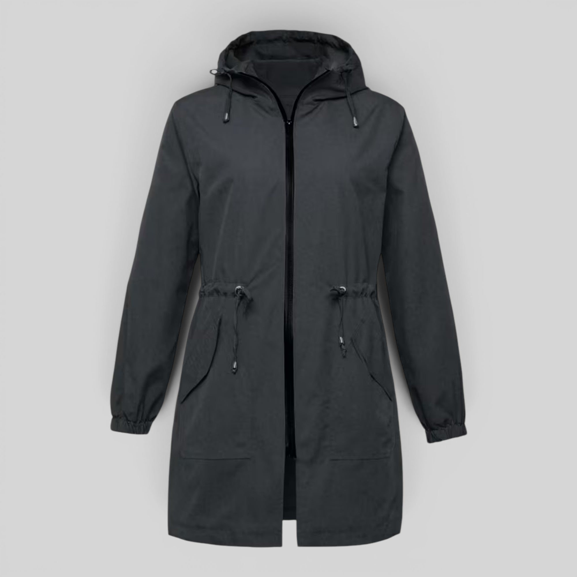 Ellmont London | Women's Waterproof Trench Coat Full Zip Outdoor Rain Jacket