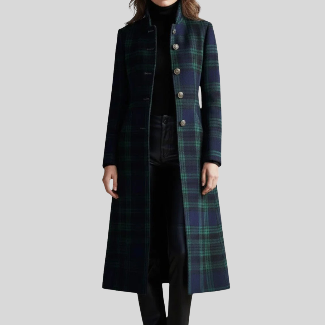 Tara | Timeless Plaid Elegant Coat
