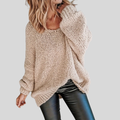 Alma | Casual Long Sleeve Round Neck Sweater