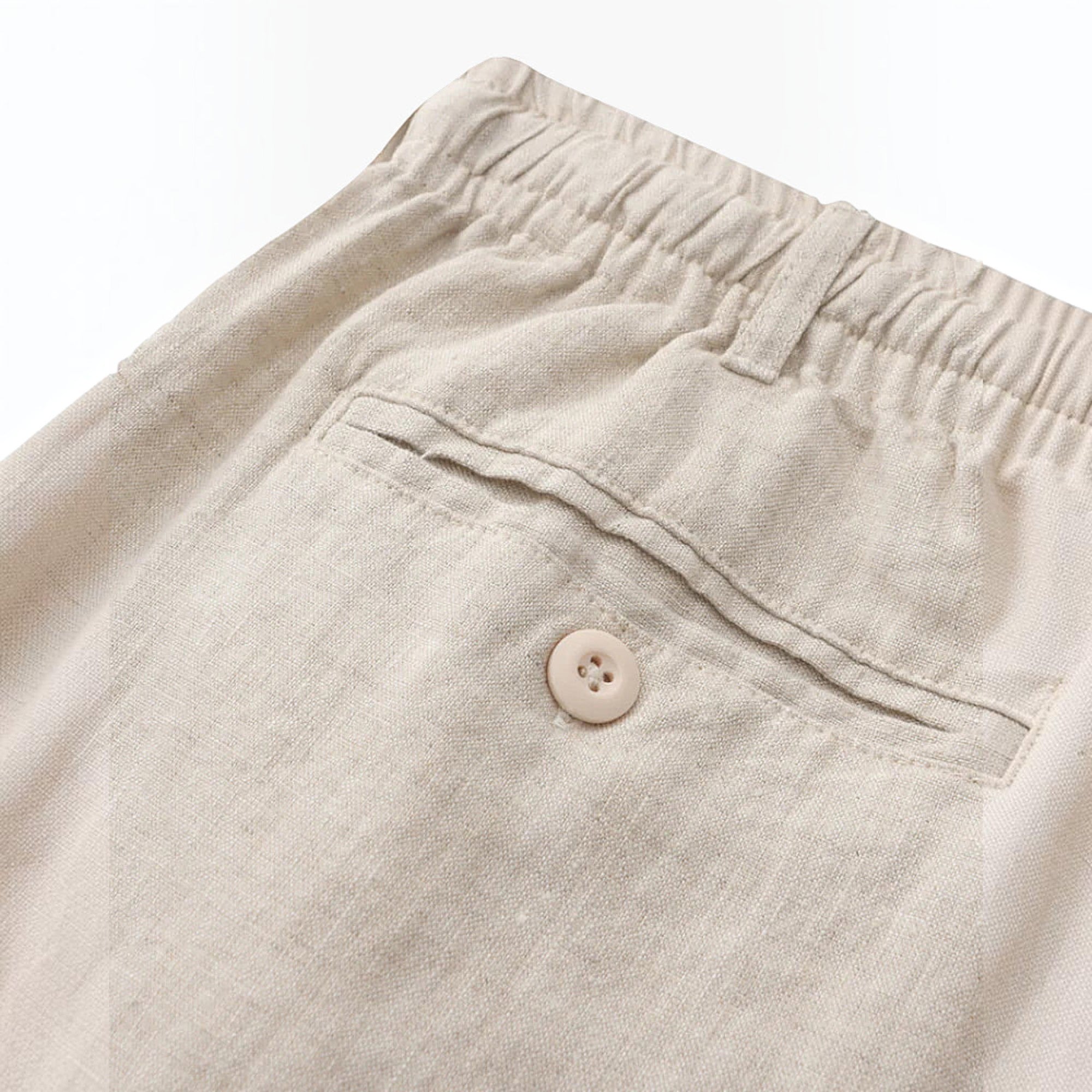 Ellmont London | Men's Relaxed Fit Linen Beach Shorts