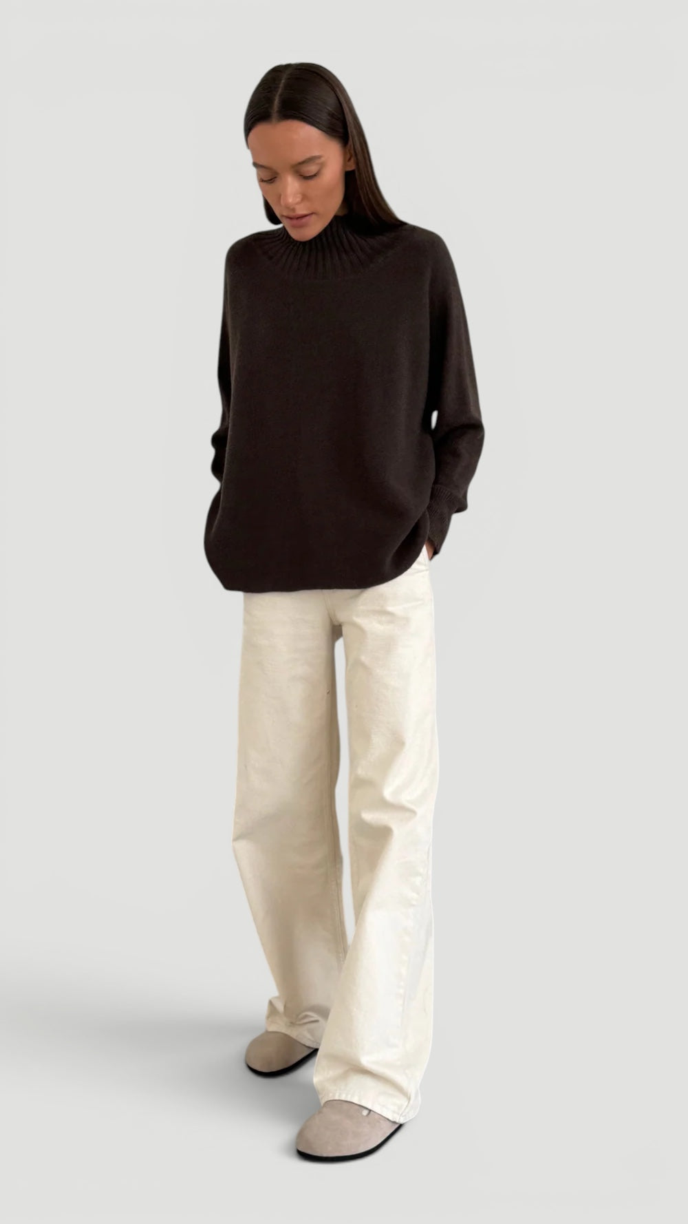 Ellmont London | Women’s Soft Relaxed Fit Summer Chic Slouchy Knit Pullover
