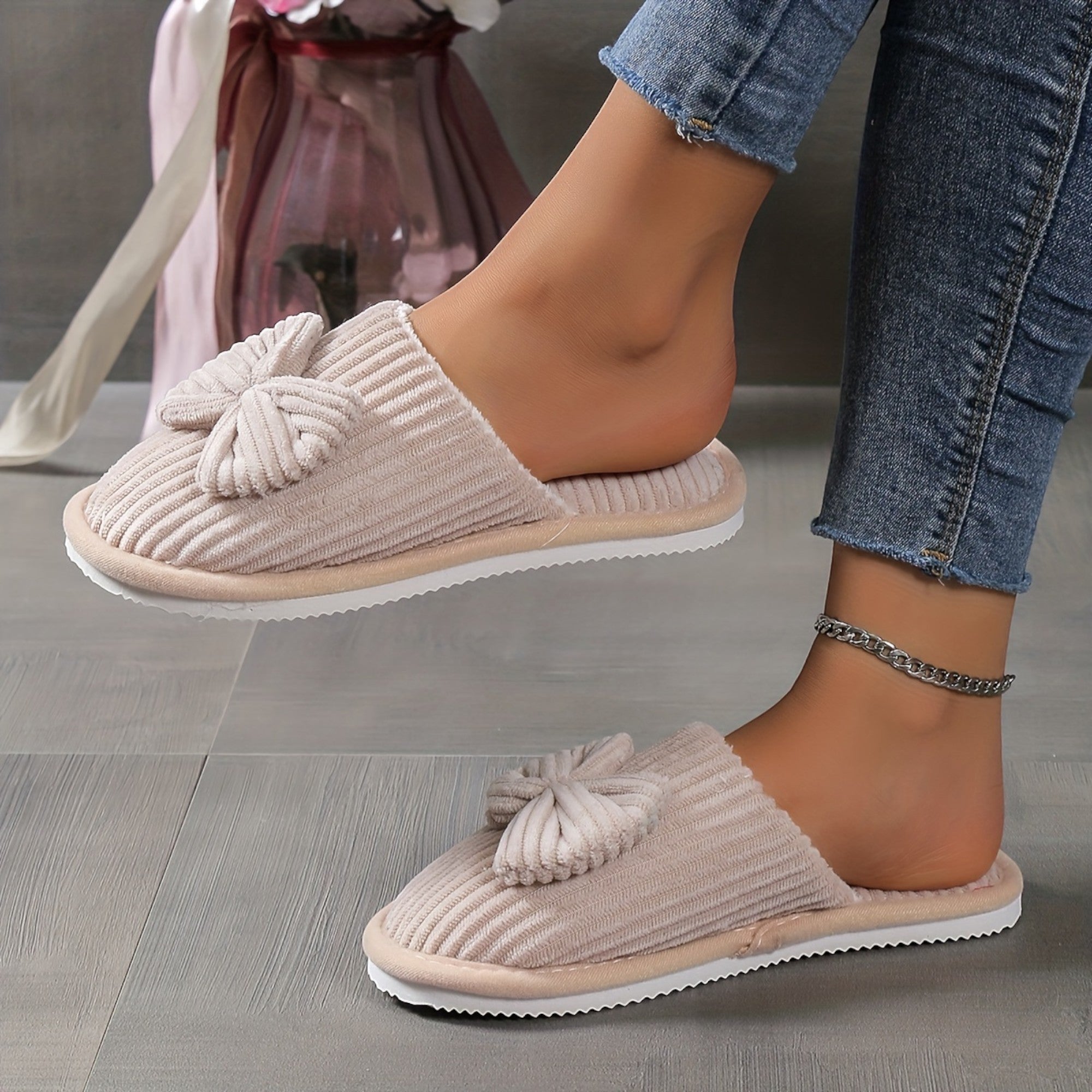 Ellmont London | Women's Cozy Indoor House Shoes with Lightweight EVA Sole