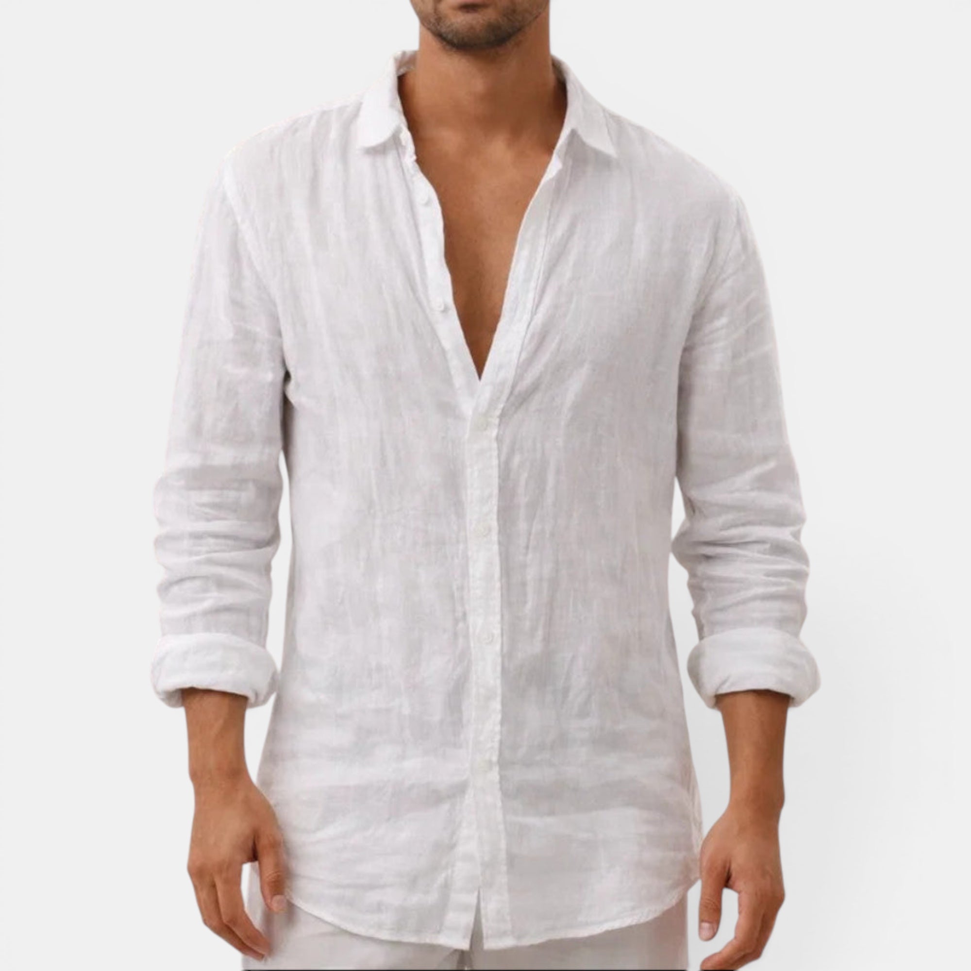Ellmont London | Men's Linen Shirt – Breathable Casual Button Up